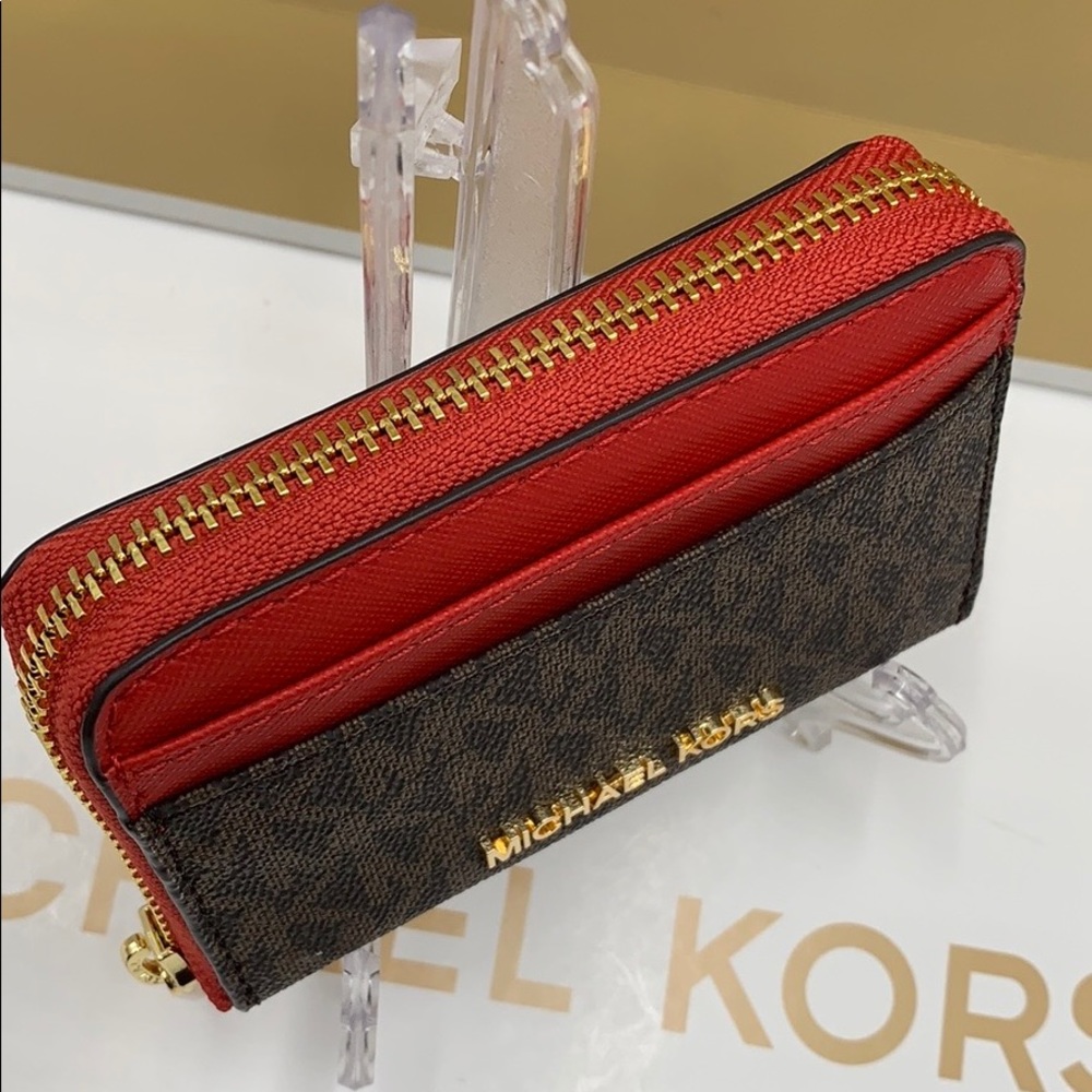MICHAEL KORS JET SET TRAVEL MD ZA CARD CASE - Picture 13 of 16